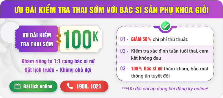 Shortcode ưu đãi kiểm tra thai sớm