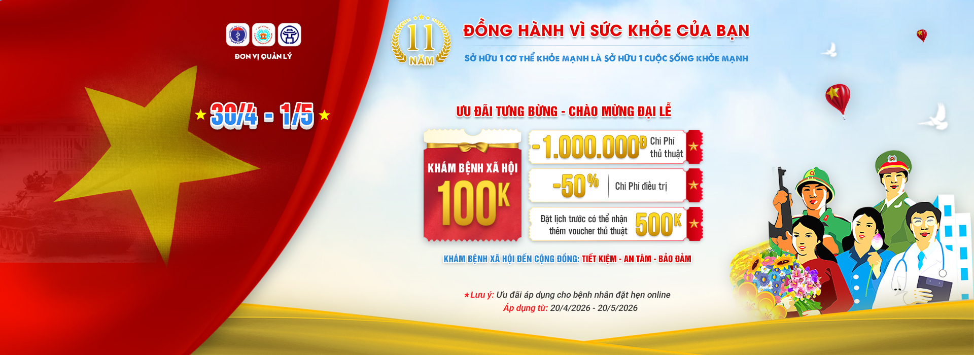 Ưu đãi Phòng Khám Đa Khoa Quốc Tế Cộng Đồng