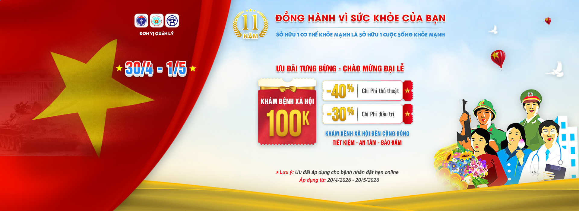 Ưu đãi Phòng Khám Đa Khoa Quốc Tế Cộng Đồng