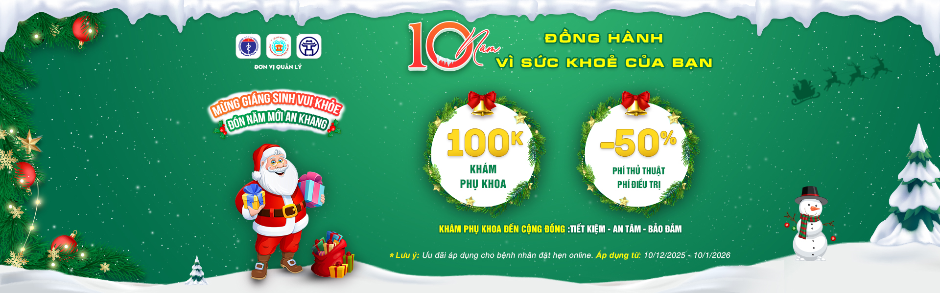 Ưu đãi Phòng Khám Đa Khoa Quốc Tế Cộng Đồng