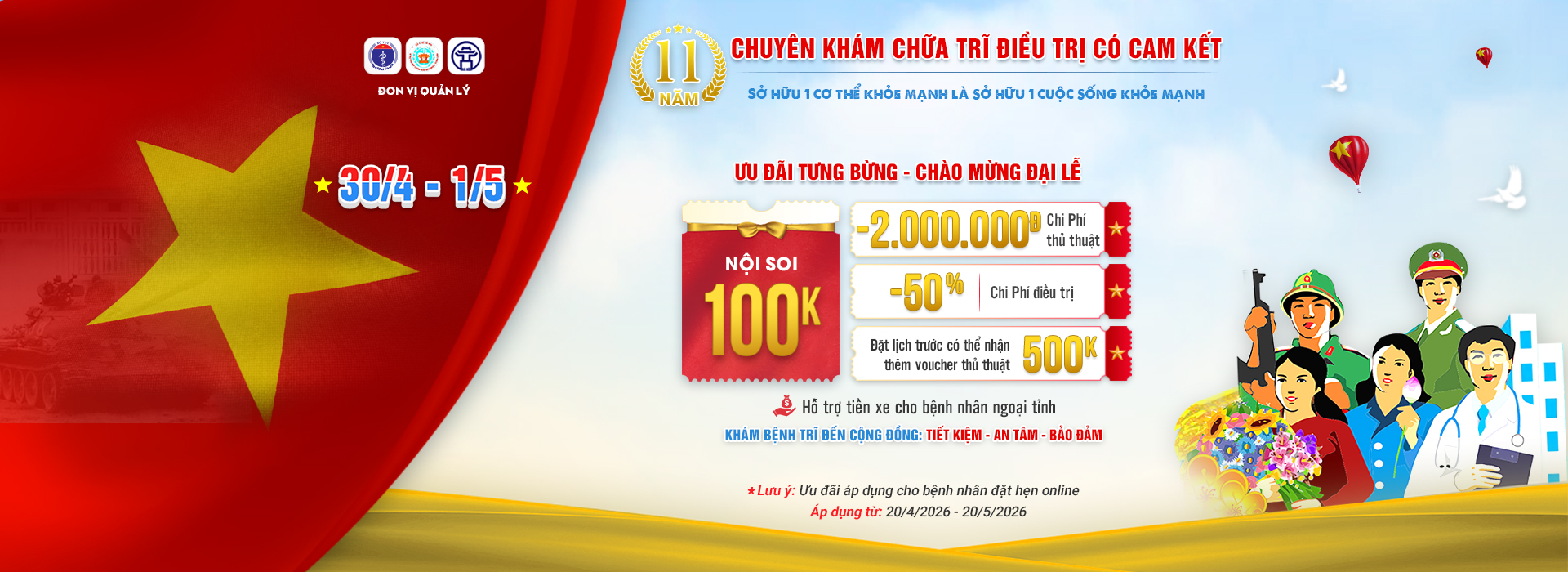 Ưu đãi Phòng Khám Đa Khoa Quốc Tế Cộng Đồng