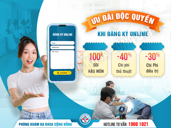 Gói khám Bệnh Trĩ – Nội soi hậu môn chỉ 100K (GIÁ GỐC 750K)