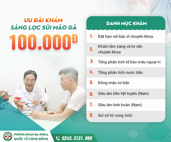 Ưu đãi khám bệnh xã hội chất lượng cao chỉ 100.000Đ